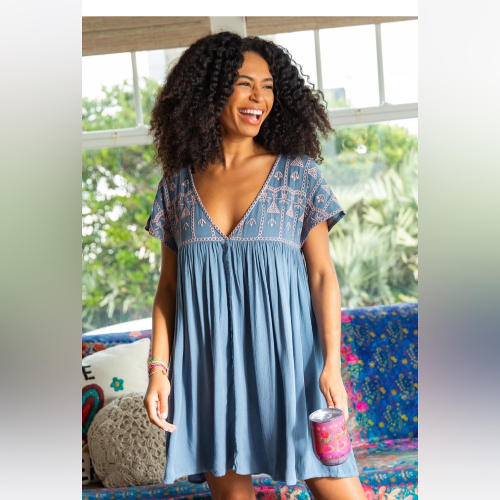 Natural Life mini dress, fun, soft, flowy